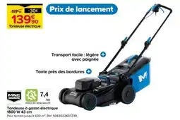 Castorama Tondeuse à gazon électrique 1800 W 43 cm offre
