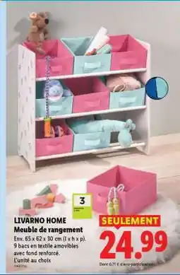 Lidl LIVARNO HOME Meuble de rangement offre