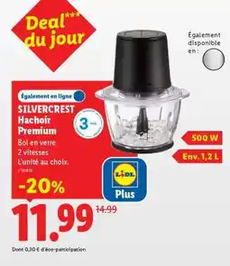 Lidl SILVERCREST Hachoir Premium offre