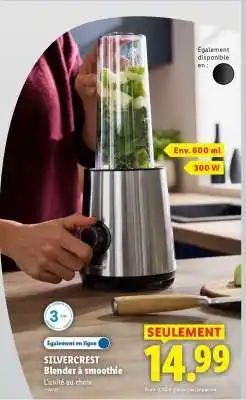 Lidl SilverCrest Blender à smoothie offre