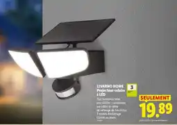 Lidl LIVARNO HOME Projecteur solaire à LED offre