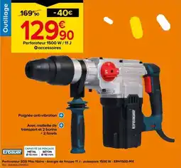 Castorama Perforateur 1500 W/11 J offre