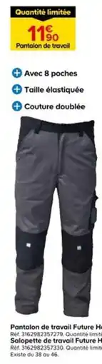 Castorama Pantalon de travail offre