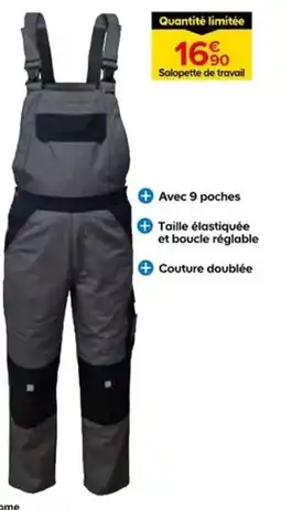Castorama Salopette de travail offre