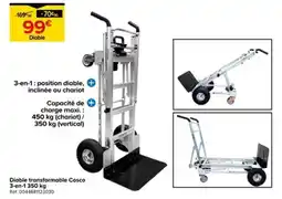 Castorama Diable transformable Cosco 3-en-1 offre