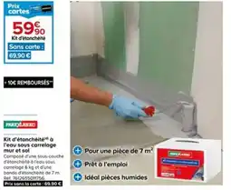 Castorama Kit d'étanchéité à l'eau sous carrelage mur et sol offre