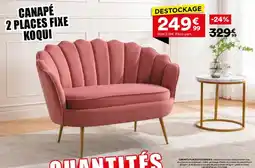 BUT Canapé 2 places fixe koqui offre
