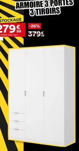 BUT Armoire 3 portes 3tiroirs offre