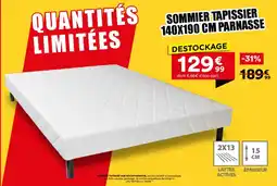 BUT Sommier tapissier 140x190 cm parnasse offre