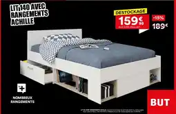 BUT Lit 140 avec rangements achille offre