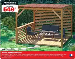 Brico Dépôt Pergola "new concept" offre