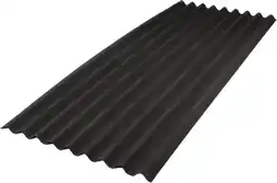 Brico Dépôt Plaque 9 ondes noire 2 x 0.855m offre