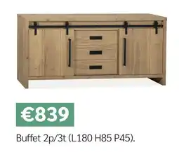 Meubles Crack Buffet 2p/3t offre
