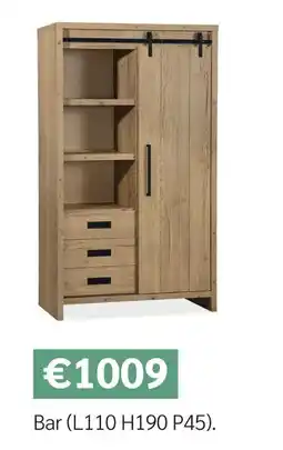 Meubles Crack Bar offre