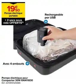 Castorama Pompe électrique pour compactor 30w ran11830 offre