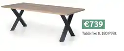 Meubles Crack Table fixe offre