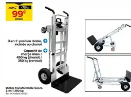 Castorama Diable transformable 3-en-1 350 kg offre