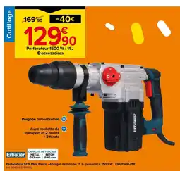 Castorama Erbauer perforateur sds max filaire offre