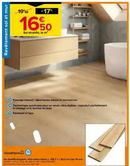Castorama Goodhome sol stratifié offre
