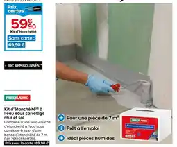 Castorama Parexianko kit d’étanchéité à l’eau sous carrelage mur et sol offre