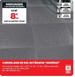 Brico Dépôt Carrelage de sol extérieur "ardésia" offre