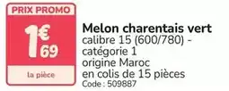 Promocash Promo - melon charentais vert offre