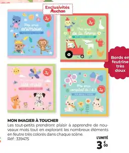 Auchan MON IMAGIER À TOUCHER offre