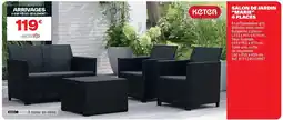 Brico Dépôt Salon de jardin "marie" 4 places offre