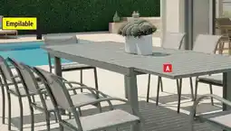 Brico Dépôt Table de jardin extensible 8-12 pers offre