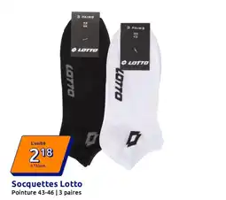Action LOTTO Socquettes offre