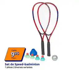 Action Set de Speed-badminton offre