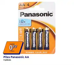Action PANASONIC Piles AA offre