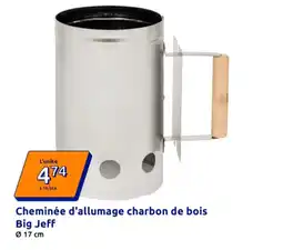 Action BIG JEFF Cheminée d'allumage charbon de bois offre