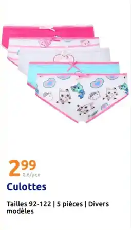 Action Culottes offre