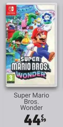Auchan Super mario bros. wonder offre
