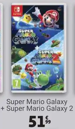 Auchan Super Mario Galaxy + Super Mario Galaxy 2 offre