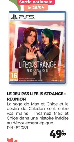 Auchan LE JEU PS5 LIFE IS STRANGE: REUNION offre