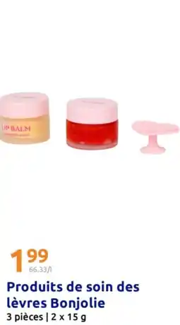 Action Produits de soin des lèvres Bonjolie offre