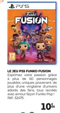Auchan LE JEU PS5 FUNKO FUSION offre