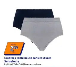 Action Culottes taille haute sans coutures Sensabelle offre