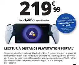 Auchan LECTEUR À DISTANCE PLAYSTATION PORTAL offre