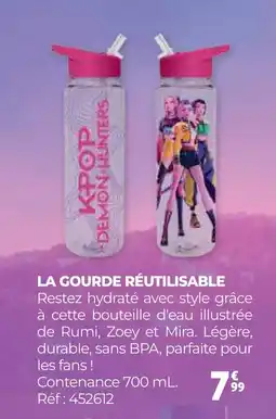 Auchan LA GOURDE RÉUTILISABLE offre