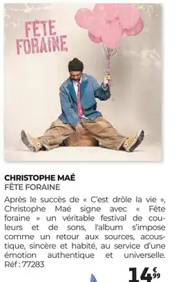 Auchan CHRISTOPHE MAÉ FÊTE FORAINE offre