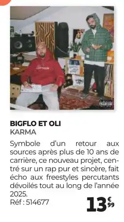 Auchan BIGFLO ET OLI KARMA offre
