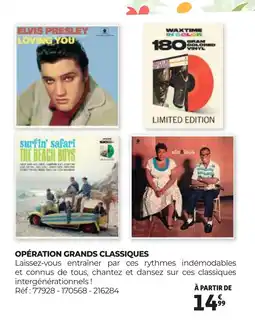 Auchan OPÉRATION GRANDS CLASSIQUES offre