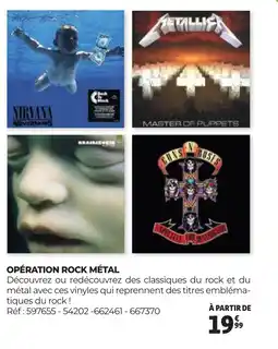 Auchan OPÉRATION ROCK MÉTAL offre