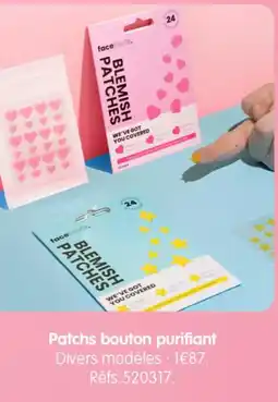 b&m Patchs bouton purifiant offre