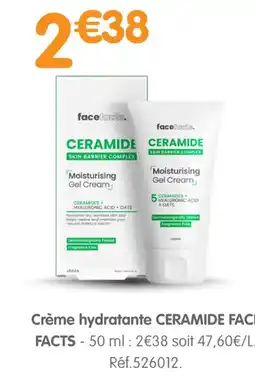 b&m CERAMIDE FACE FACTS Crème hydratante offre