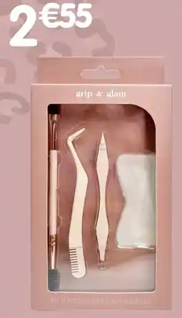 b&m GRIP&GLAM Kit à sourcils offre