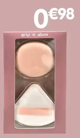 b&m GRIP&GLAM Houpette à maquillage x2 offre